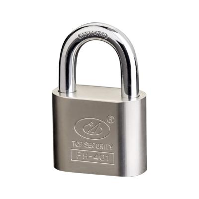 China Top Security 40mm Steel Padlock Available Sample Security Square Key Iron Nickel Plated Padlock for sale