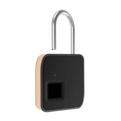 China KP S3 Zinc Alloy+Aluminum Electronic Smart Biometric Fingerprint Frame Safe Lock For Gym Locker Bluetooth Padlock Smart Fingerprint Lock for sale