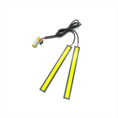 China Factory supply 14CM ultra-thin super bright waterproof COB car LED high power daytime running lights TR-1019 for sale