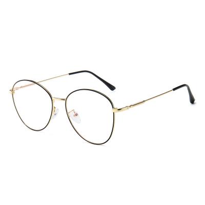 China 2020 new STAINLESS STEEL anti-blue light optical frame optical frames for men and women fashionable glass optical glasses for sale