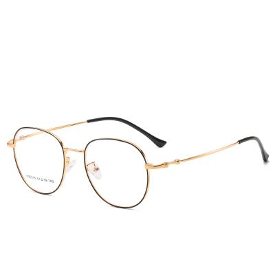 China Blue light-blocking glasses 2020 latest metal optical frame flat glass blue light-blocking glasses frames optical glasses for sale