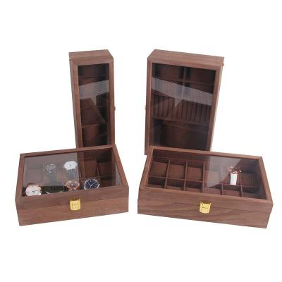 China High Glossy Solid Wood Single Watch Box Storage Custom Wood Grain Gift Packing and Multiple Watch Boxes for Watch Storage for sale