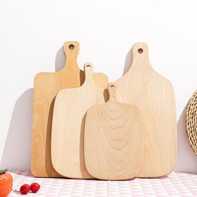 China Large Custom Wholesale Disposable Wooden Cutting Boards Wooden Cheese Cutting Boards With Handle for sale