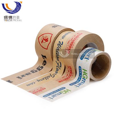 China Waterproof Self Adhesive Packing Tape Kraft Paper Cardboard Sealing Tape for sale