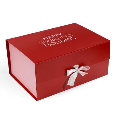 China Recycled Materials Customized Foldable Hot Sale Private Label Square Cardboard Luxury Paper Box for sale