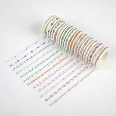 China Heat Resistant Custom Washi Tape Vintage Washi Tape Cute Stamp Washi Tape for sale