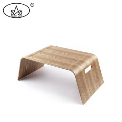 China (Other) Wholesale Adjustable Ash Wooden Bed Tray Monitor Stand for sale