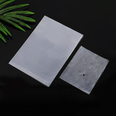 China Wholesale Moisture Proof Thickened Dustproof and Moistureproof Plastic High Pressure Pe Square Mouth Packing Transparent Flat Bag Bag for sale