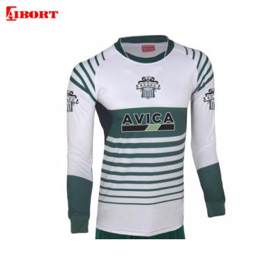 China Football game hot sale sublimation rugby quick dry tank top for men for sale