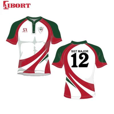 China New rugby Kit Custom Rugby Uniforms Rugby QUICK DRY tank top sublimation style shirts for sale