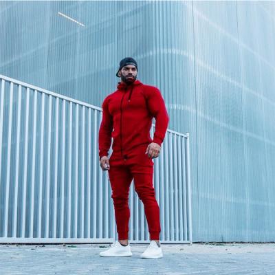 China Wholesale QUICK DRY Mens Sweat Suits 2 Piece Hoodie Set Suit Tech Fleece Jogging Tracksuits For Men for sale