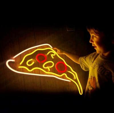 China Buildings LED Neon Sign Delicious Pizza Neon Sign for sale