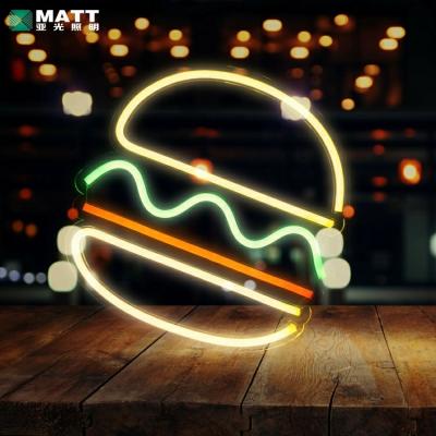 China Long Term Work Matt Drop Shipping Acrylic Neon Sign Light Porcelain Neon Lights Custom Food For Advertising Custom for sale