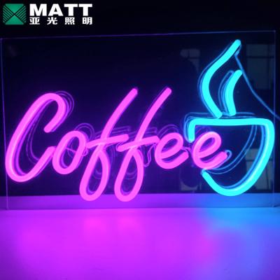 China Vivid Led Buildings Cable Neon Sign For Shop Advertising Led Neon Sign Cafe for sale