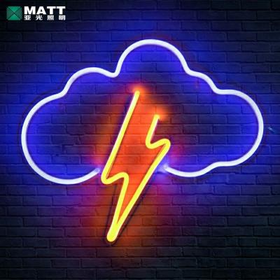 China Long Term Work Matt Drop Shipping Acrylic Led Neon Lights Decoration Cloud Neon Sign Customized For Bedroom Decor for sale