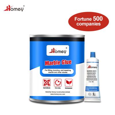 China Homey Tile Repairing Fixing Polyester Resin Marble Adhesive Stone Marble Glue zu verkaufen