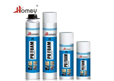 China Easy Using Polyurethane Foam Sealant , Spray PU Foam For Prevention And Installation for sale