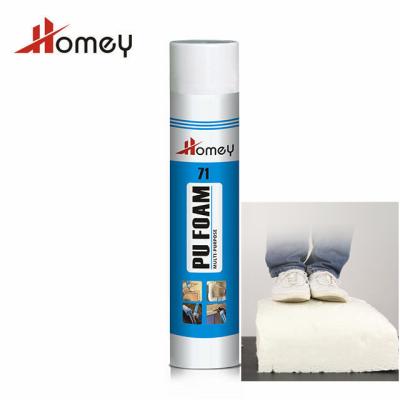 China Door Window Frame PU Foam Sealant Filling Gap Heat Preservation Cold Sound Insulation for sale