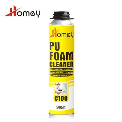 China 500ml PU Foam Insulation Cleaning For Removing Uncured / Cleaner Polyurethane Foam for sale