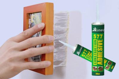 China Homey 577 No More Nails Adhesive High Strength And Water Resistant Bonds for sale