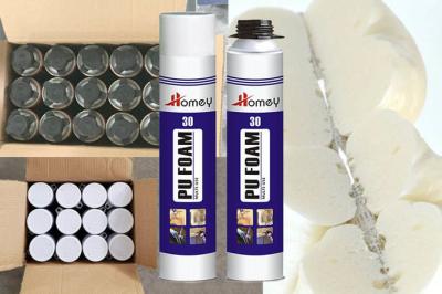 China Polyurethane PU Foam Sealant Spray Curtain Heat Preservation Cold Sound Insulation for sale