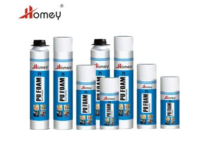 China Off White Multi - Purpose PU Foam In Can  /  Diy Spray Foam For Interior Wall Insulation for sale