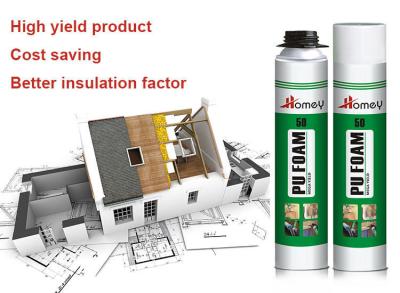 China Expanding Insulation Spray Cracks Pu Foam Sealant For Window Gap for sale