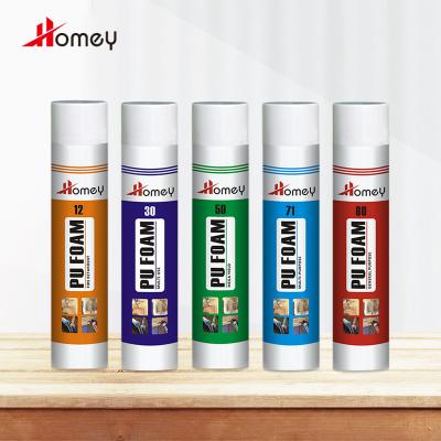 China Homey One Component Making Classic Polyurethane Pu Foam Spray For Roof Or Wall Pu Foam for sale