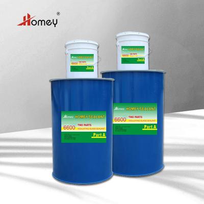 China Excellent Sealing And Adhesion Double Component Fast Cure Aluminum Bulk Glass Silicone Sealant In Drum for sale