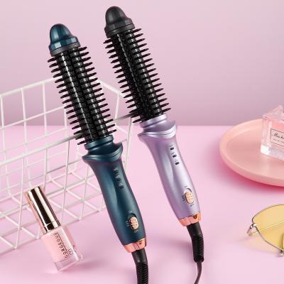 China Hot Selling Professional Hair Straightener PET+PPS Hair Curler Curling Iron Green Purple Green Brush Rotating Curling Iron AE511 for sale