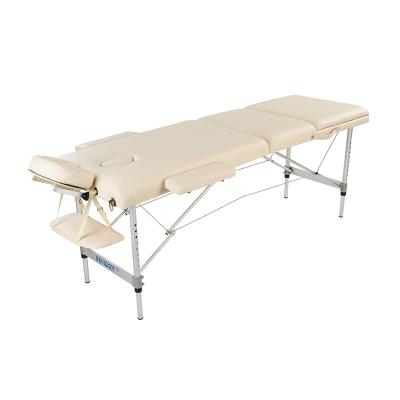 China Modern Aluminum Size Manufacture Metal Backrest Massage Bed Adjustable Massage Table Spa Bed for sale