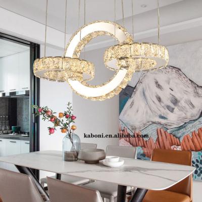 China Surface mounted professional production of crystal chandeliers can be customized gold and rose gold for sale