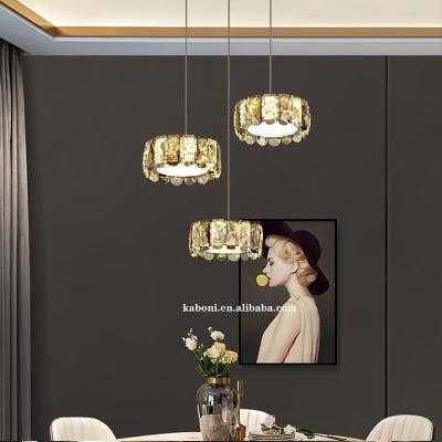 China Surface Mounted Modern Nordic Bubble Ball Chandelier Crystal Ball LED Pendant Lamp for sale