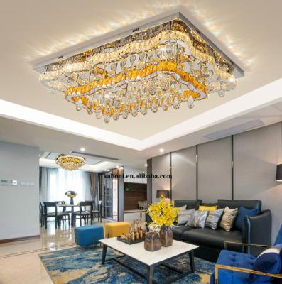 China Surface Mounted 2021 New Living Room LED Panel Ceiling Light LED Chandeliers Lamp for sale