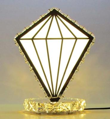 China Modern Luminous Transparent Crystal LED Table Lamp Decorative Crystal Table Lamp for sale