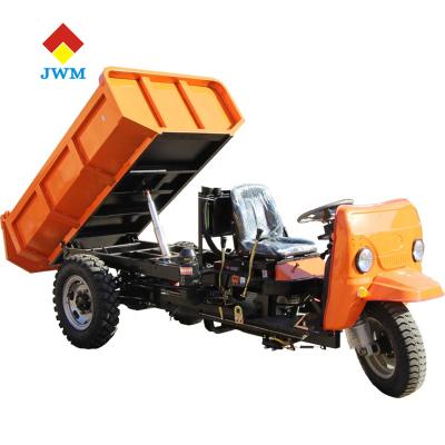 China Jinwang 3 Wheel Dumper Truck Dumper Tricycle Diesel Mining/Garden/Construction/Farm Mini Equipment for sale