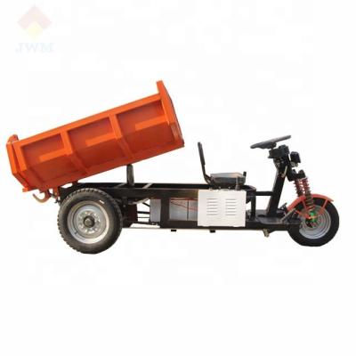 China Building Material Stores Jinwang ZY 150 Model Three Wheel Lost Price Durable Battery Electric Dumper 1 Ton For Mining for sale