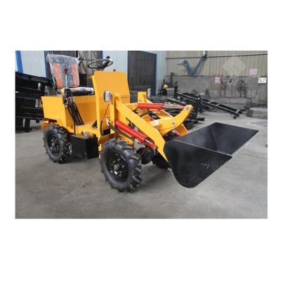 China Contruction 200kg Mini Chinese Front Garden Shovel Articulated New Battery Farm Wheel Electric Loader for sale