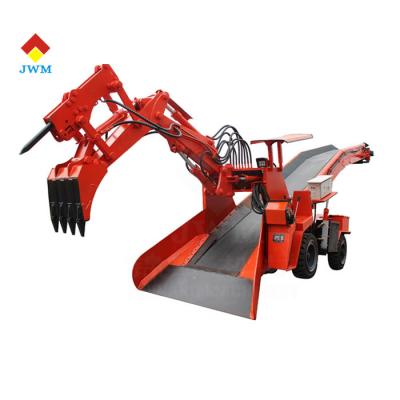 China Small Tunnel Excavator Hydraulic Electric Mine Tunnel Use Mucking Loader With Breaking Hammer Dung Slag Scraper Mucking Loader for sale