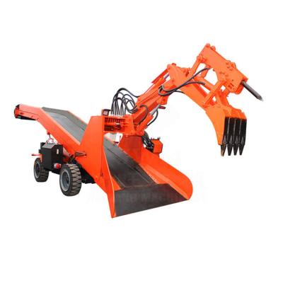 China For Tunnel Over Durable Mucking Loader /Hour /Cube Tunnel Haggloader 1.8*2m 60 With Breaking Hammer Used In Mining for sale