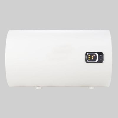 China Hotel Electric Water Heater For Shower Mechanical Horizontal Enamel Inner Tank 30L 50L 80L100L For Bathroom for sale