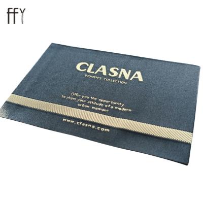 China Factory Wholesale Sustainable Factory Embroidery Square Woven Label Satin Woven Inner Label For Apparel for sale