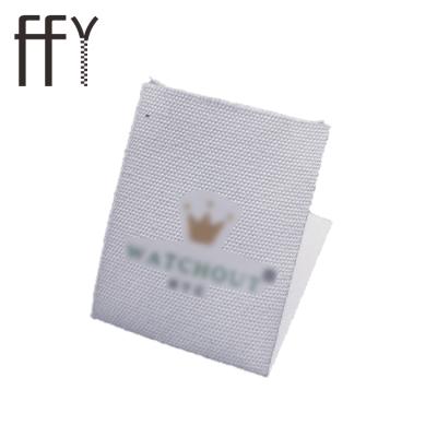 China Best Market Viable Customize Fabric Logo Woven Labels Personalized Recycled Garment Neck Label for sale