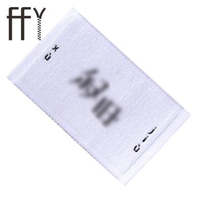 China Sustainable Wholesale High Density Woven Fabric Cotton Labels High Density Garment Woven Environment Neck Satin Clothing Label for sale