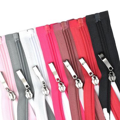 China Sustainable Wholesale High Quality Colorful Nylon Zipper Roll Custom Sports Nylon Zipper Tape for sale