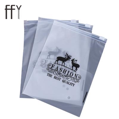 China Security Logo Plastic Bag Custom Home Storage Eco Friendly Packing Plastic Ziplock Bags for sale