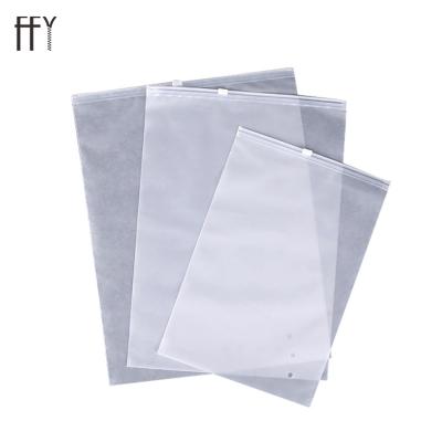 China Wholesale good quality security shipping plastic bag customized transparent plastic zipper pouches with logo for sale