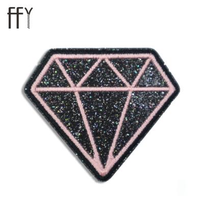 China 3D Fashion Private Custom Embroidery Garment Patches Sequin Patches For Clothing for sale