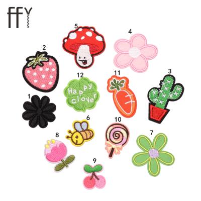 China custom 3D cute cartoon baby clothes patch 3D embroidery garment accessories patches for sale