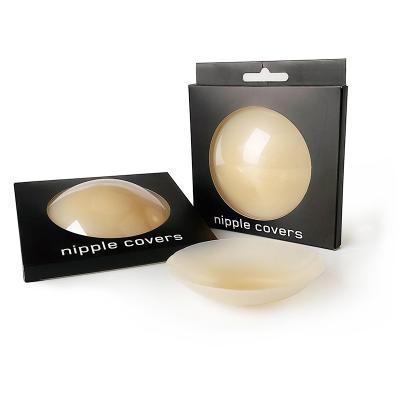 China Women Anti Glare Stickers Silicone Bra Nipple Comfortable Hot Selling Thin Adhesive Cover for sale